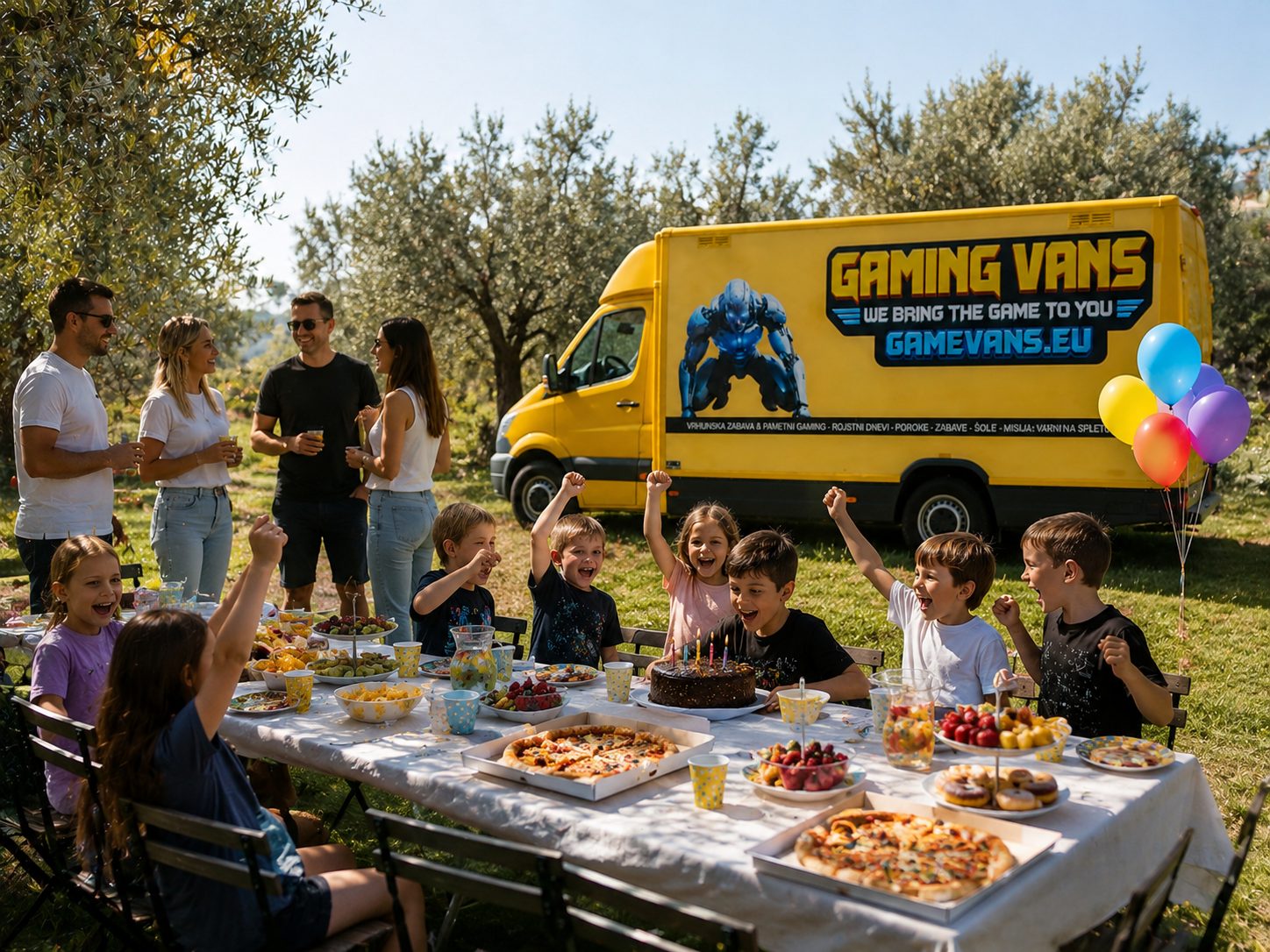 Gaming Van na mediteranskem dogodku